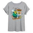 thumbnail image 1 of A Goofy Movie - Family Trip Collage - Womens Oversized Graphic T-Shirt, 1 of 4