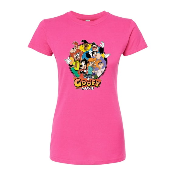 A Goofy Movie - Goofy Max And Friends - Juniors Fitted Short Sleeve Graohic T-Shirt