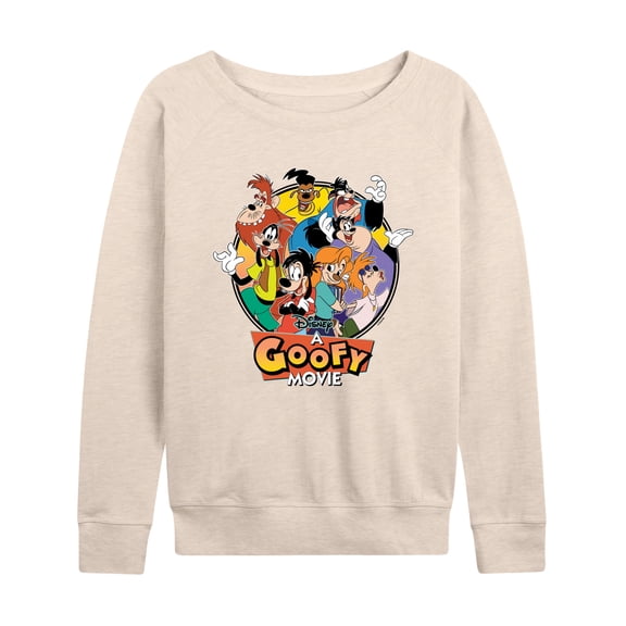 A Goofy Movie - Goofy Max And Friends - Women's French Terry Long Sleeve Pullover