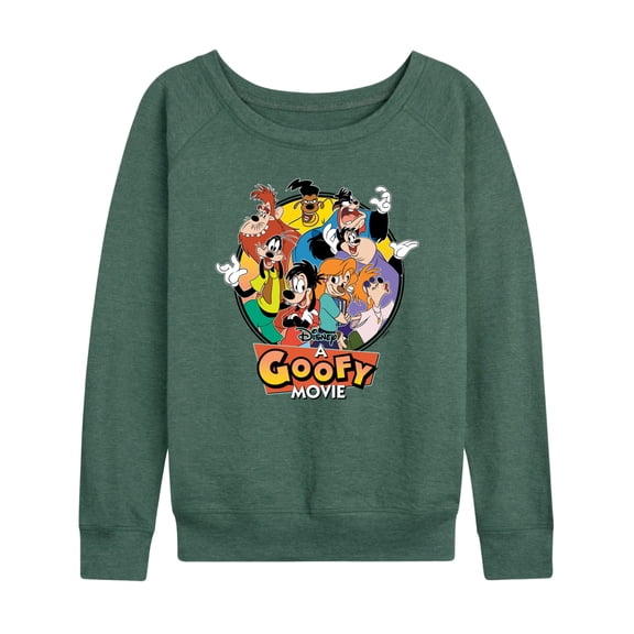 A Goofy Movie - Goofy Max And Friends - Women's French Terry Long Sleeve Pullover