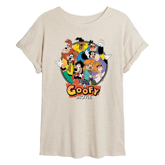 A Goofy Movie - Goofy Max And Friends - Womens Oversized Graphic T-Shirt