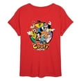 thumbnail image 1 of A Goofy Movie - Goofy Max And Friends - Womens Oversized Graphic T-Shirt, 1 of 4
