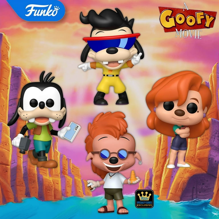 A Goofy Movie Goofy, Max, Roxanne and Bobby Funko Pop Bundle