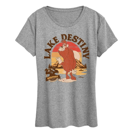 A Goofy Movie - Lake Destiny Bigfoot - Women's Short Sleeve Graphic T-Shirt