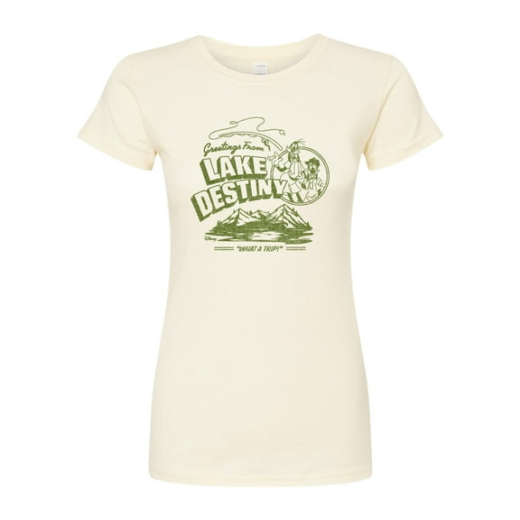 A Goofy Movie - Lake Destiny - Juniors Fitted Short Sleeve Graohic T-Shirt