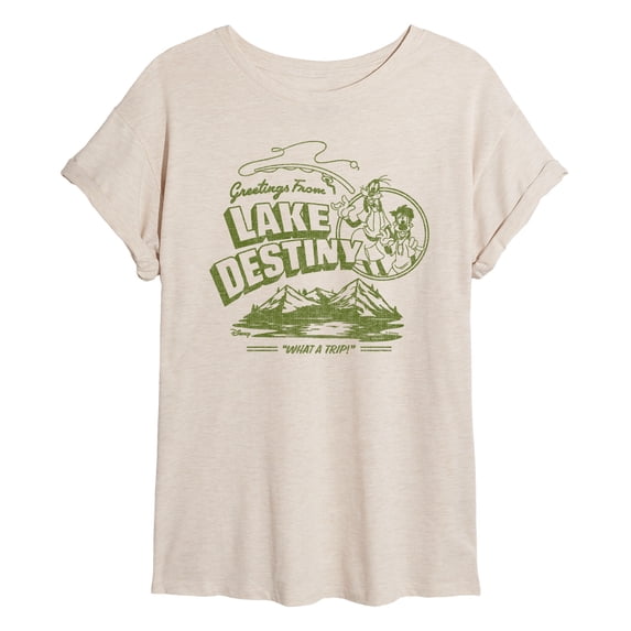 A Goofy Movie - Lake Destiny Oversized Graphic T-Shirt