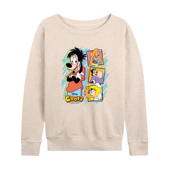A Goofy Movie - Max And Friends - Women's French Terry Long Sleeve Pullover