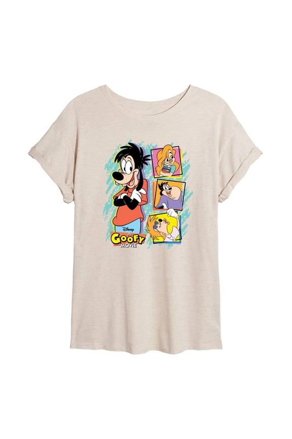 - Max And Friends - Womens Oversized Graphic T-Shirt
