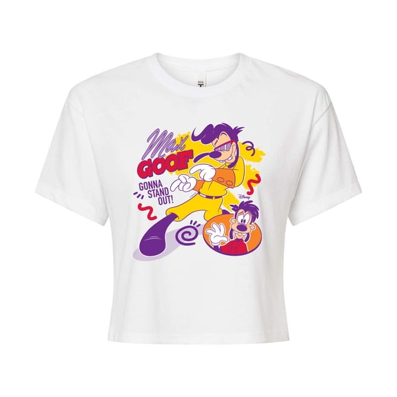 A Goofy Movie - Max Goof Gonna Stand Out - Juniors Cropped Short Sleeve Graphic T-Shirt
