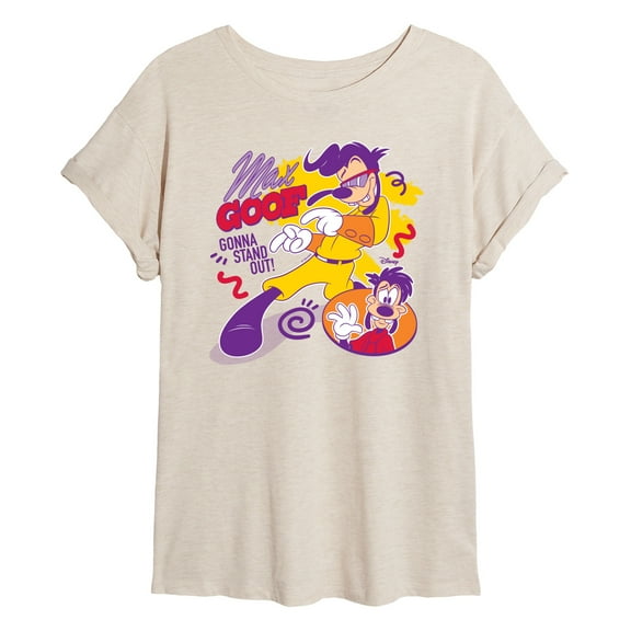 A Goofy Movie - Max Goof Gonna Stand Out - Womens Oversized Graphic T-Shirt