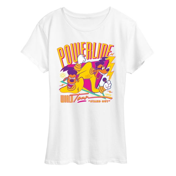 A Goofy Movie - Powerline Tour - Women's Short Sleeve Graphic T-Shirt