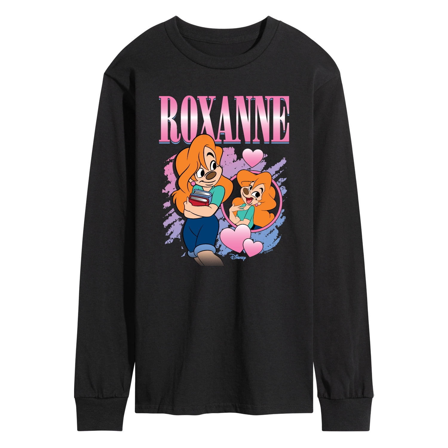 A Goofy Movie - Roxanne - Men's Long Sleeve Graphic T-Shirt - Walmart.com