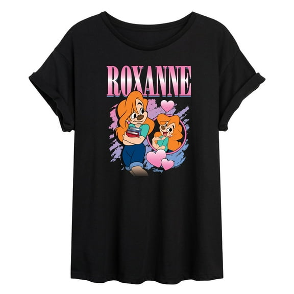 A Goofy Movie - Roxanne - Womens Oversized Graphic T-Shirt