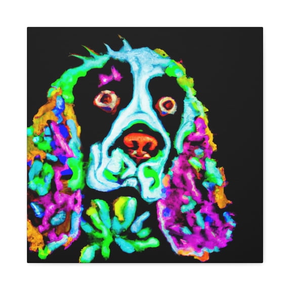 "A Grand Springer Spaniel" - Canvas
