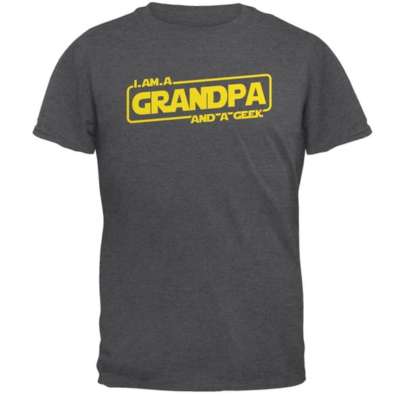 A Grandpa and a Geek Mens T Shirt
