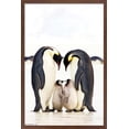 thumbnail image 1 of A Group Of Emperor Penguins Wall Poster, 14.725" x 22.375", Framed, 1 of 5