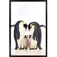 thumbnail image 1 of A Group Of Emperor Penguins Wall Poster, 14.725" x 22.375", Framed, 1 of 5