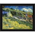 thumbnail image 1 of A Group of Cottages 34x28 Large Black Ornate Wood Framed Canvas Art by Vincent van Gogh, 1 of 2