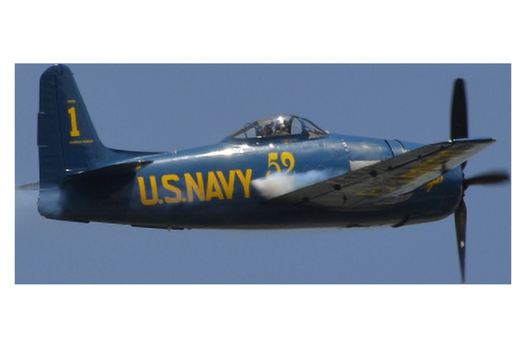 A Grumman F8F Bearcat Canvas Art - Stocktrek Images (35 x 23)