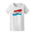 thumbnail image 1 of A Grunge Luxembourg Flag  T-Shirt Men -Image by Shutterstock, Male 3X-Large, 1 of 2