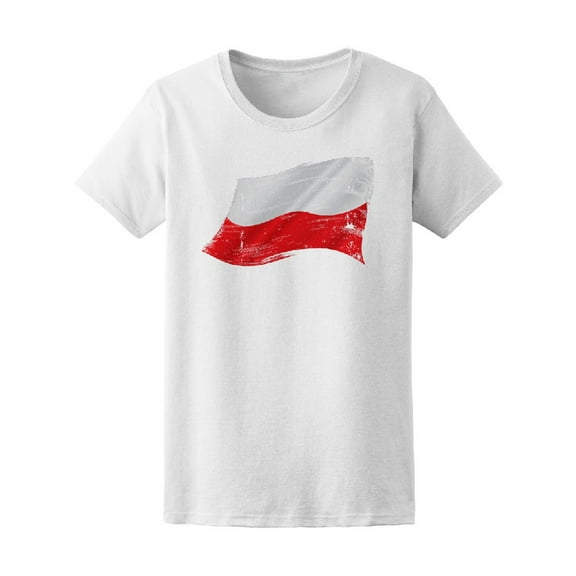 A Grunge Polish Flag  T-Shirt Men -Image by Shutterstock, Male 3X-Large