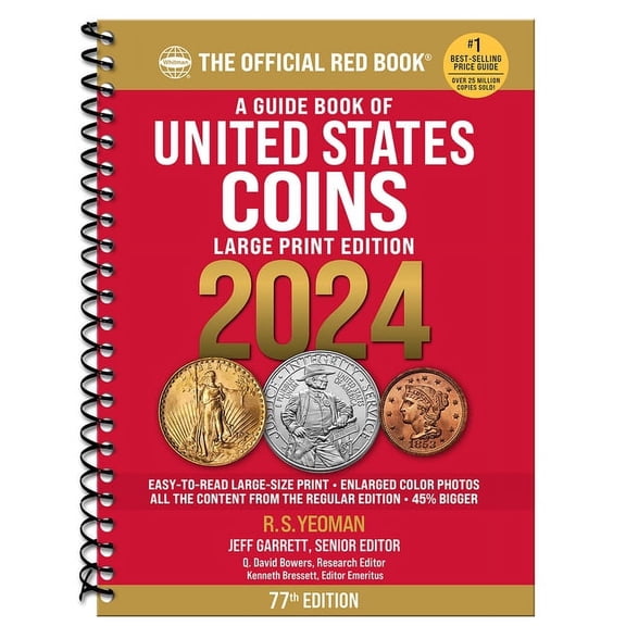 Pre-Owned A Guide Book of United States Coins A Guide Book of United States Coins 2024: 77th Edition, (Spiral-Bound)