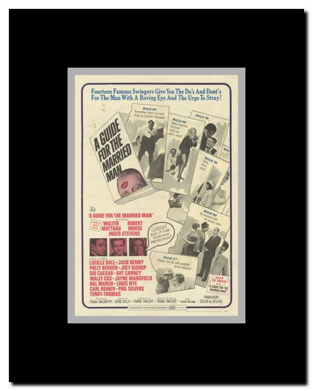 A Guide for the Married Man Framed Movie Poster