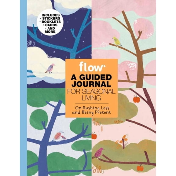 A Guided Journal for Seasonal Living: On Rushing Less and Being Present, (Paperback)