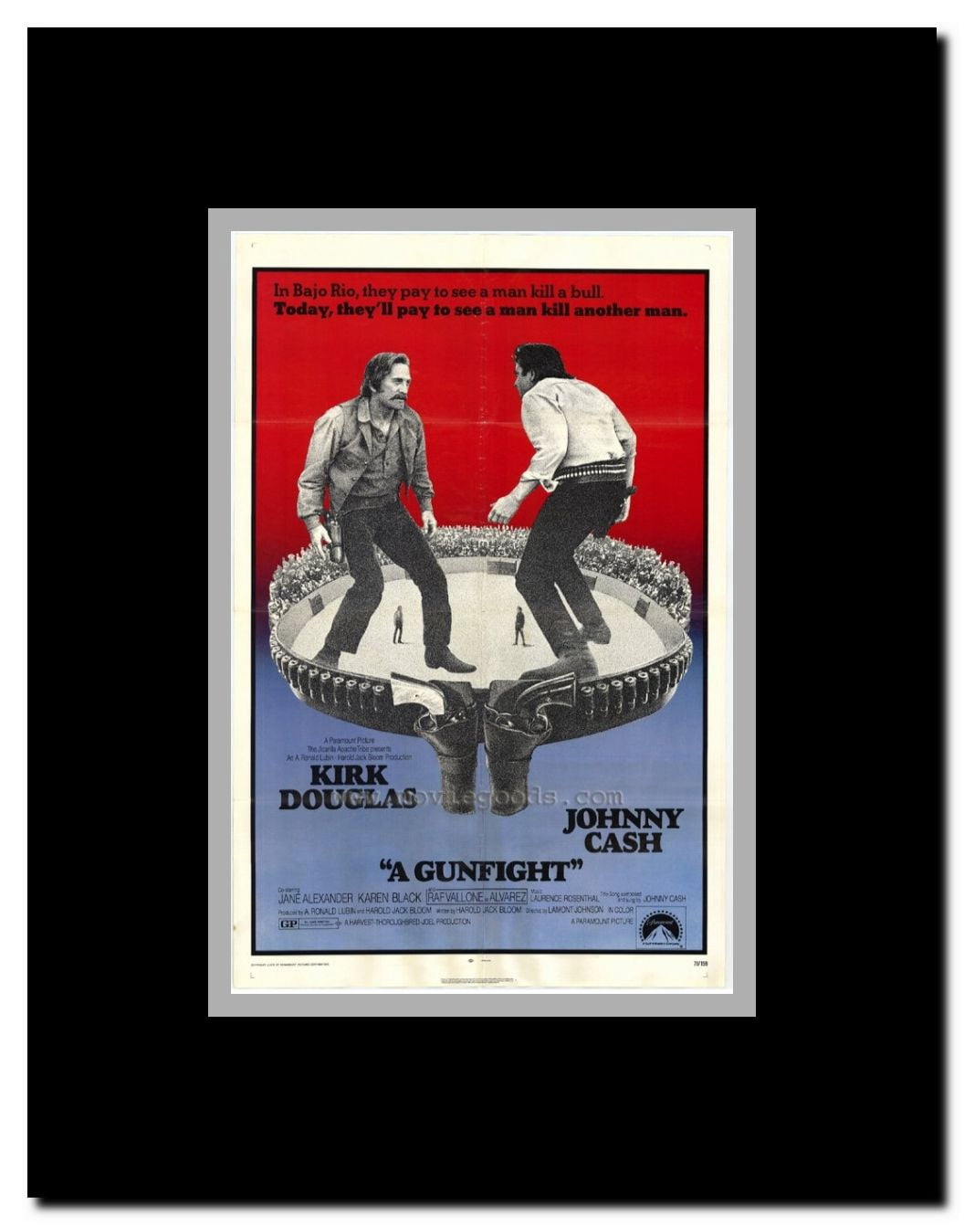 A Gunfight Framed Movie Poster