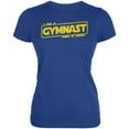 thumbnail image 1 of A Gymnast and a Geek Juniors Soft T Shirt Royal X-LG, 1 of 1