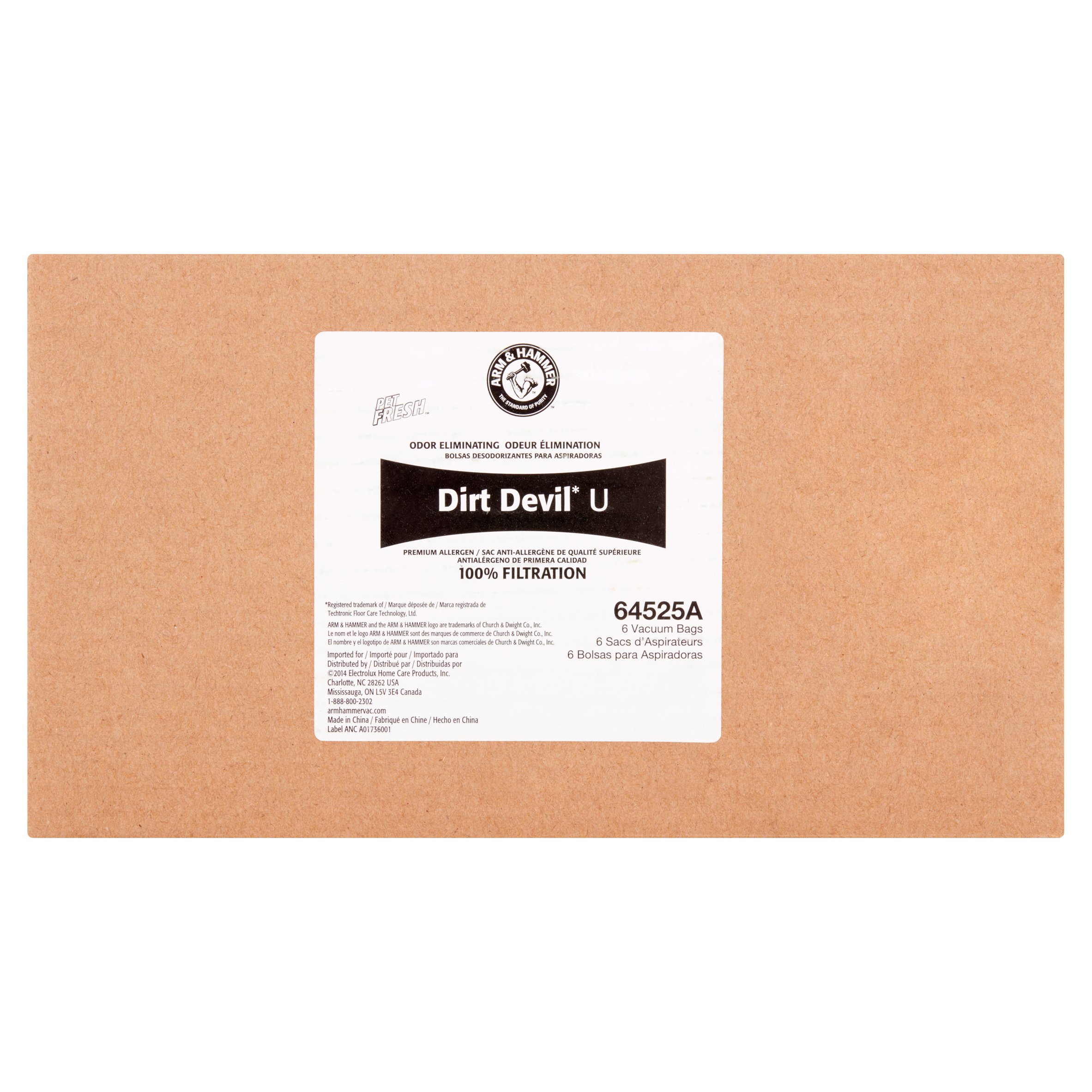 A&H Pet Fresh Dirt Devil Style U Premium Paper Bag - 6 Pack - image 1 of 5