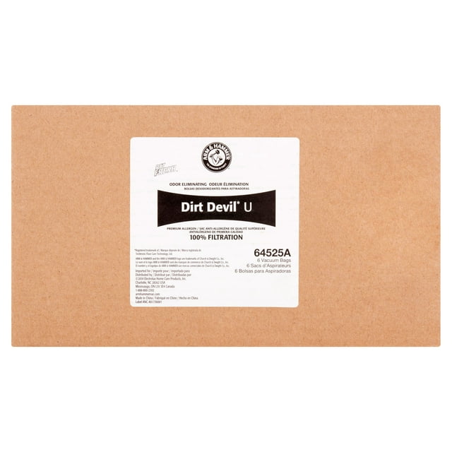 A&H Pet Fresh Dirt Devil Style U Premium Paper Bag - 6 Pack