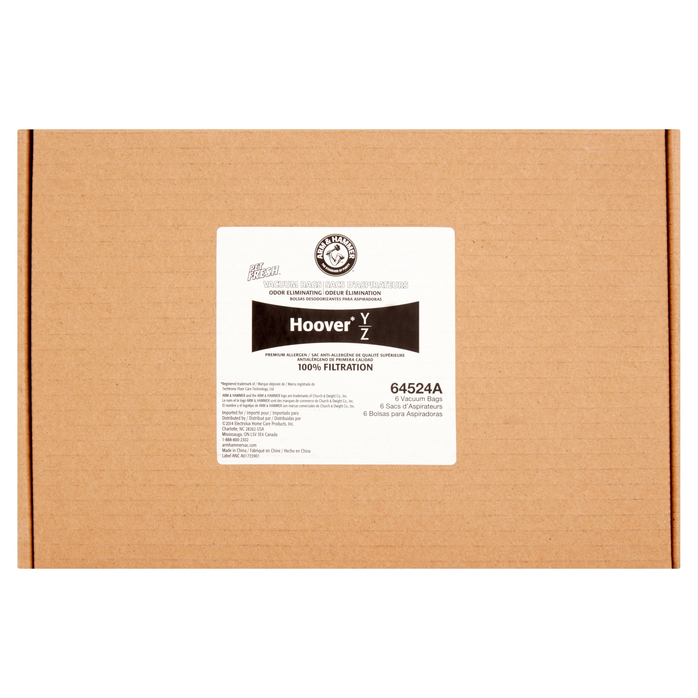 A&H Pet Fresh Hoover Type Y&Z Premium Paper Bag 6 Pack