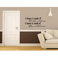 thumbnail image 1 of A HOUSE IS MADE OF BRICKS AND BEAMS ~ WALL DECAL, HOME DECOR 13" X 27", 1 of 3