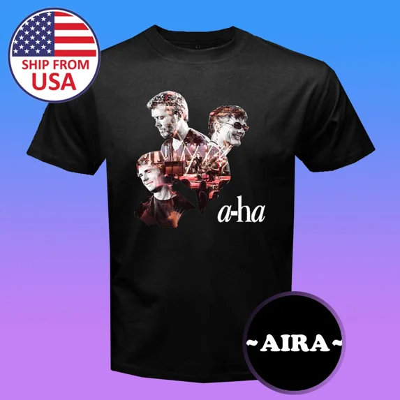 A-Ha A Ha Men's Black Size S-5XL