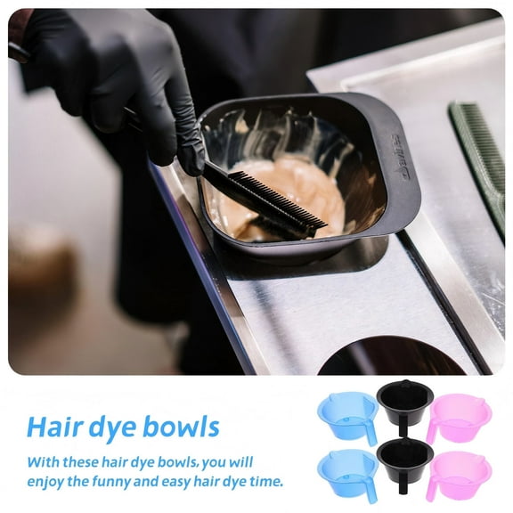 A Hair Dye Mixing Bowl For Home Use Abs Plastic Color Application Bowl For Hair Coloring Styling Tool With Comfort Grip