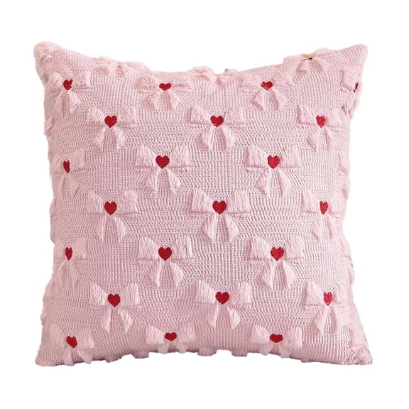 A Hairdressing Salon Pillow Cover Canvas With Valentines Design 45 By 45Cm, For Sofa Or Bedside Pillow Decoration