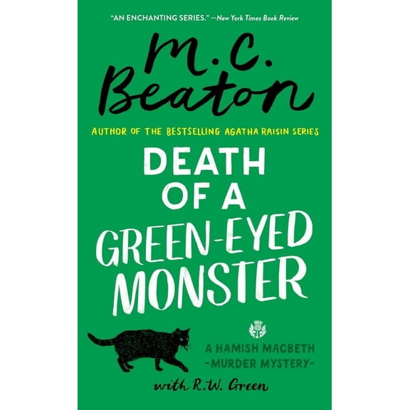 Hamish Macbeth Mystery Death of a Green-Eyed Monster, Book 34, (Paperback)