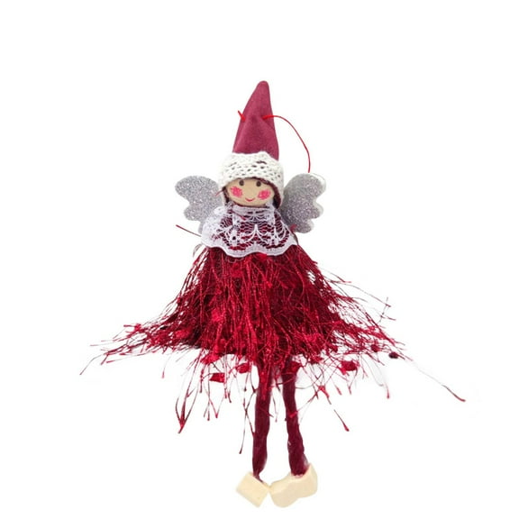 A Handmade Christmas Angel Figurines For Holiday Decor Set Of 3 Pieces With Hanging Loops Ideal For Tree And Tabletop Display 7.5X2.4 Inches 0.02 Lb