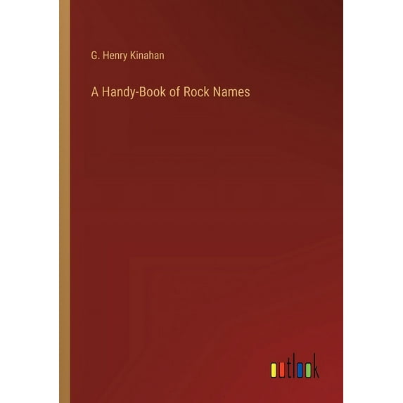 A Handy-Book of Rock Names (Paperback)