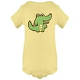 thumbnail image 1 of A Happy Crocodile Bodysuit Infant -Image by Shutterstock,  12 Months, 1 of 7