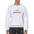 thumbnail image 1 of A Happy Independence Day. Sweatshirt Men -Image by Shutterstock, Male XX-Large, 1 of 4