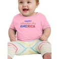 thumbnail image 1 of A Happy Independence Day. T-Shirt Infant -Image by Shutterstock,  24 Months, 1 of 4