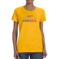thumbnail image 1 of A Happy Independence Day. T-Shirt Women -Image by Shutterstock, Female Large, 1 of 4
