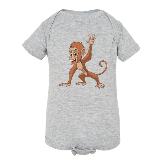 A Happy Monkey Bodysuit Infant -Image by Shutterstock, Newborn