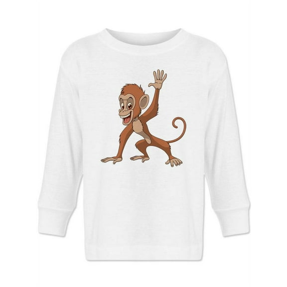 A Happy Monkey Long Sleeve Toddler -Image by Shutterstock,  5 Toddler