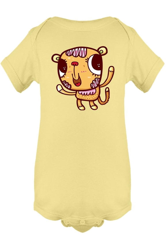 A Happy Monkey Smiles Bodysuit Infant -Image by Shutterstock,  Newborn
