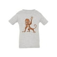 thumbnail image 1 of A Happy Monkey T-Shirt Infant -Image by Shutterstock,  18 Months, 1 of 4