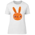 thumbnail image 1 of A Happy Orange Rabbit Doodle T-Shirt Women -Image by Shutterstock, Female x-Large, 1 of 4