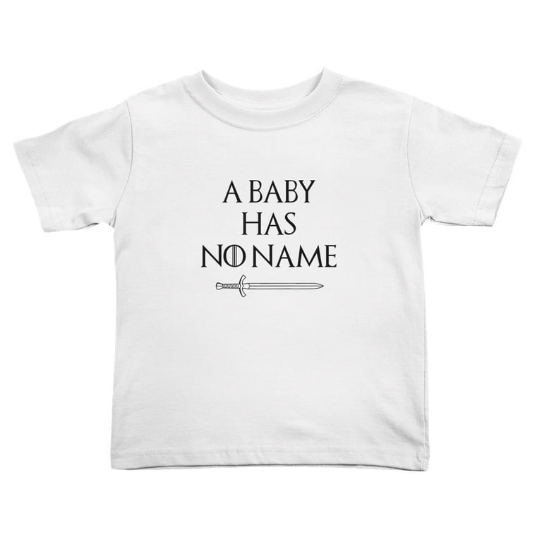 A Has No Name Funny Toddler T Shirts for Boys Girls (White, Youth XL) 
